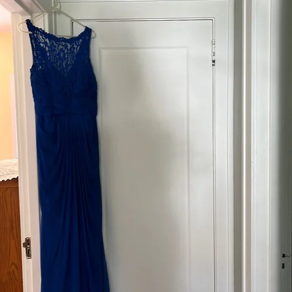 navy blue long prom dresses Navy Blue Beaded V-Neck Backless Mermaid Long Prom Dress  Modsele